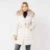Women's Nine West Faux-Fur Collar Puffer Coat 2 Women's Nine West Faux-Fur Collar Puffer Coat -Nine West shop 5578774 Marble
