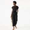 Women's Nine West Utility Jumpsuit -Nine West shop 5578943 Mineral Black