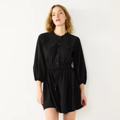 Women's Nine West Fit & Flare Utility Dress 8 Women's Nine West Fit & Flare Utility Dress -Nine West shop 5580729 Mineral Black