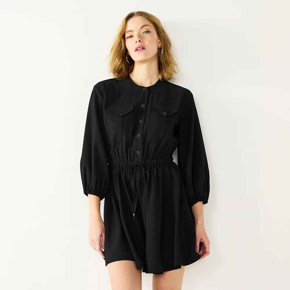 Women's Nine West Fit & Flare Utility Dress 5 Women's Nine West Fit & Flare Utility Dress - Image 3