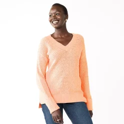 Women's Nine West Stitch Front V-Neck Sweater 14 Women's Nine West Stitch Front V-Neck Sweater -Nine West shop 5585833 Faint Whisper