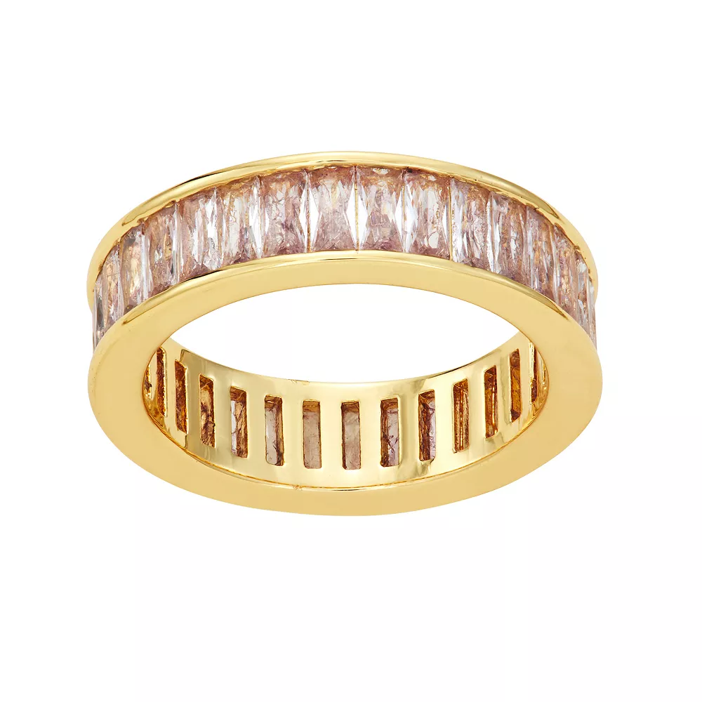 Nine West Simulated Crystal Baguette Ring 3 Nine West Simulated Crystal Baguette Ring