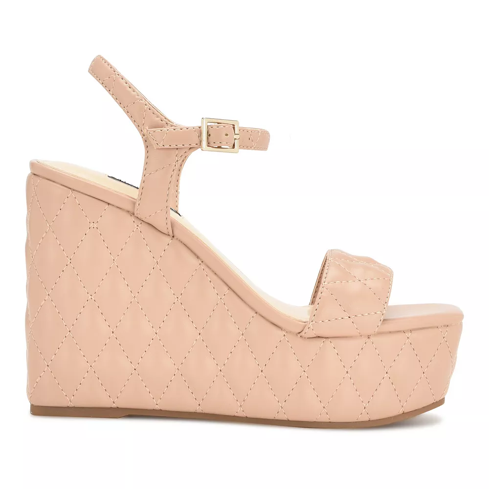 Nine West Nila Women's Platform Wedge Sandals 7 Nine West Nila Women's Platform Wedge Sandals - Image 5