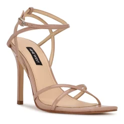 Nine West Tidle Women's High Heel Sandals -Nine West shop 5617447 Light Natural Patent