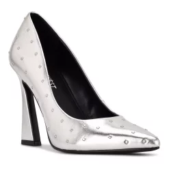 Nine West Trial Women's Rhinestone Dress Pumps 10 Nine West Trial Women's Rhinestone Dress Pumps -Nine West shop 5618715 Silver