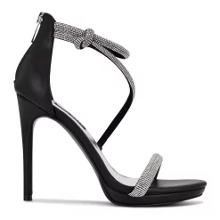 Nine West Lavern Women's Strappy Rhinestone Dress Sandals 12 Nine West Lavern Women's Strappy Rhinestone Dress Sandals -Nine West shop 5618726 ALT