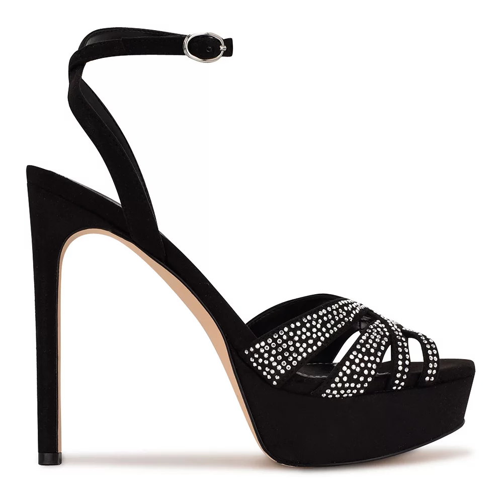 Nine West Go Big Women's Platform Dress Sandals 7 Nine West Go Big Women's Platform Dress Sandals - Image 5