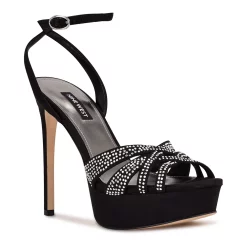 Nine West Go Big Women's Platform Dress Sandals 11 Nine West Go Big Women's Platform Dress Sandals -Nine West shop 5619366 Black