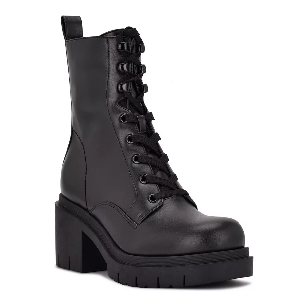 Nine West Juna Women's Combat Boots 4 Nine West Juna Women's Combat Boots - Image 2