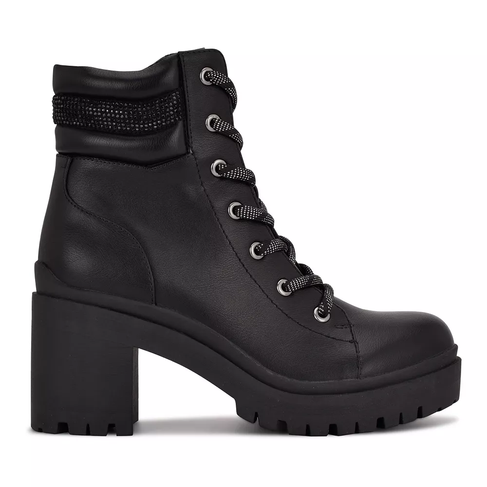 Nine West Quona Women's Combat Boots 5 Nine West Quona Women's Combat Boots - Image 3