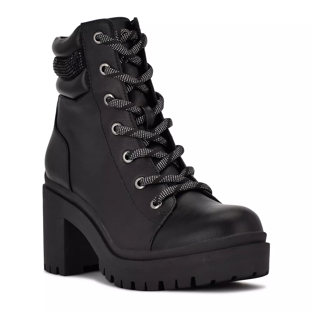 Nine West Quona Women's Combat Boots 4 Nine West Quona Women's Combat Boots - Image 2