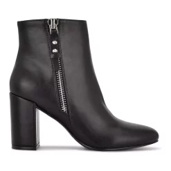 Nine West Trike Women's Block Heel Ankle Boots 12 Nine West Trike Women's Block Heel Ankle Boots -Nine West shop 5625101 ALT