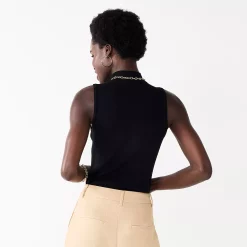 Women's Nine West Mockneck Sweater Tank -Nine West shop 5651501 ALT