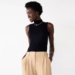 Nine West shop 20 Women's Nine West Mockneck Sweater Tank