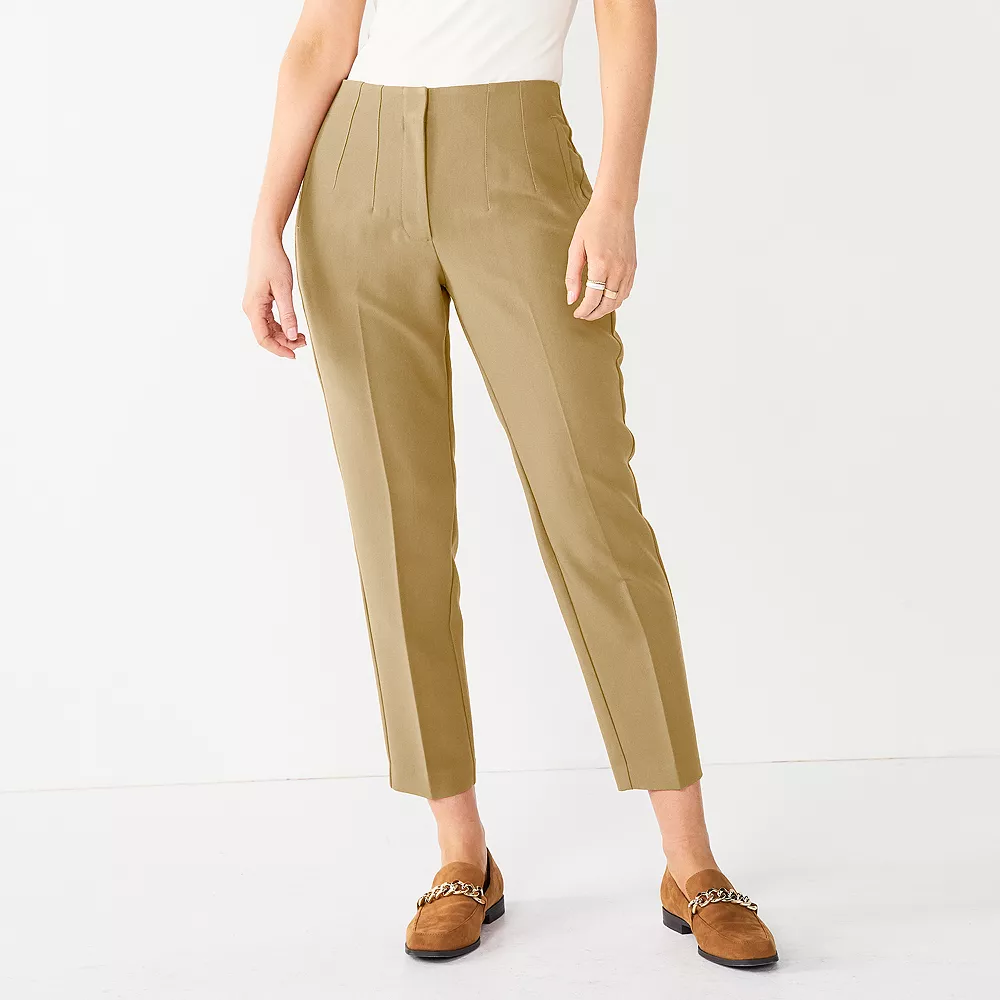 Petite Nine West High-Waisted Tapered Pants 5 Petite Nine West High-Waisted Tapered Pants - Image 3