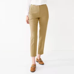 Women's Nine West Curvy High-Waisted Tapered Pants