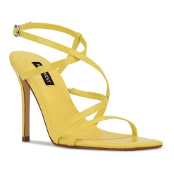 Nine West Tilas 03 Women's Heeled Dress Sandals 9 Nine West Tilas 03 Women's Heeled Dress Sandals -Nine West shop 5661617 Yellow Patent