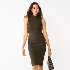 Women's Nine West Turtleneck Bodycon Dress -Nine West shop 5662329 Olive Landis