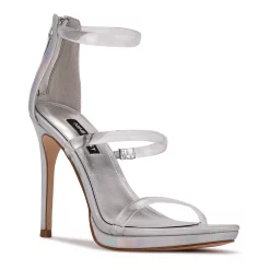 Nine West Leah Women's Dress Sandals 10 Nine West Leah Women's Dress Sandals -Nine West shop 5663715 Grey