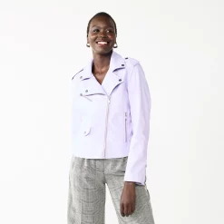 Women's Nine West Faux-Leather Moto Jacket 12 Women's Nine West Faux-Leather Moto Jacket -Nine West shop 5676864 Monica Purple