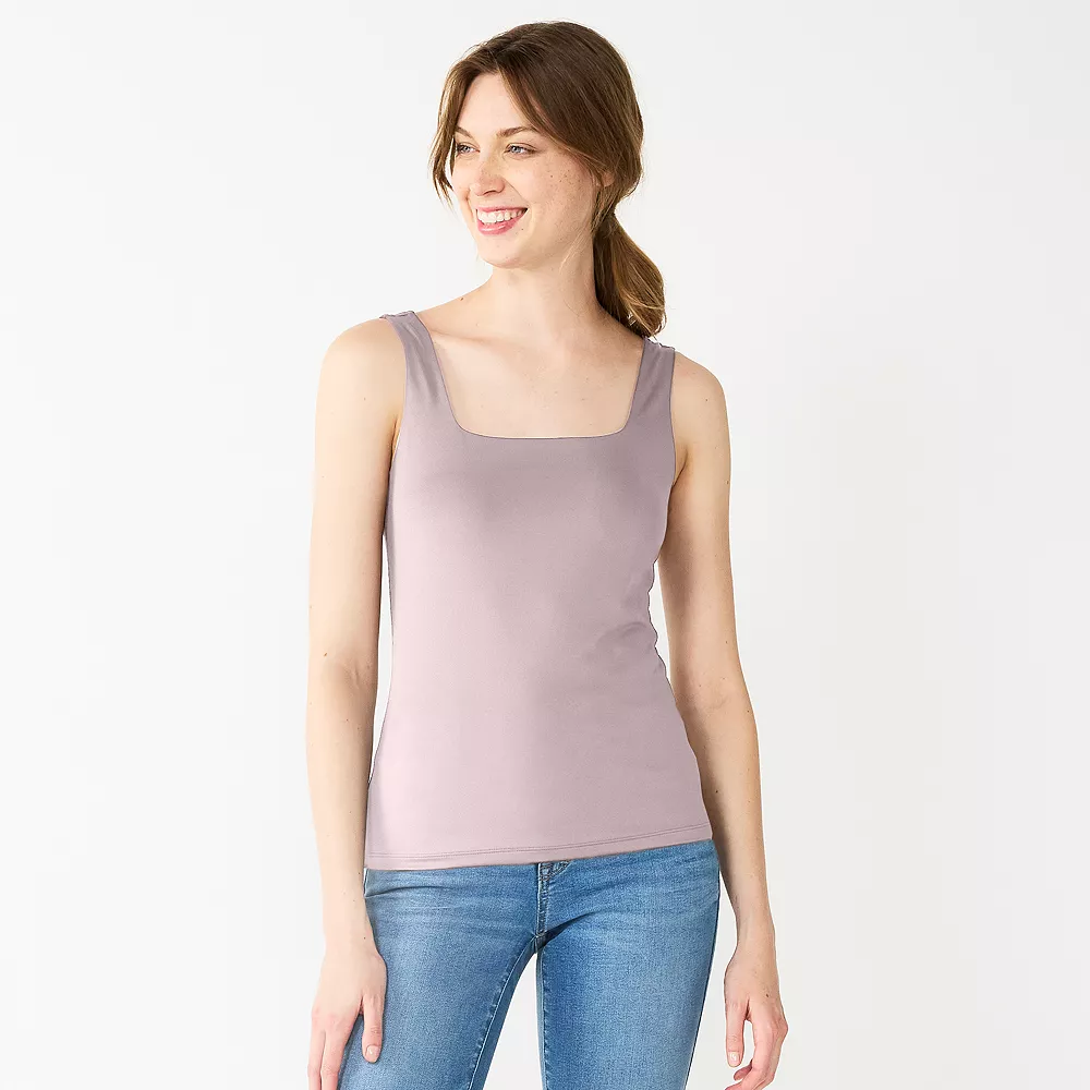 Women's Nine West Sculpt Squareneck Tank 10 Women's Nine West Sculpt Squareneck Tank - Image 8