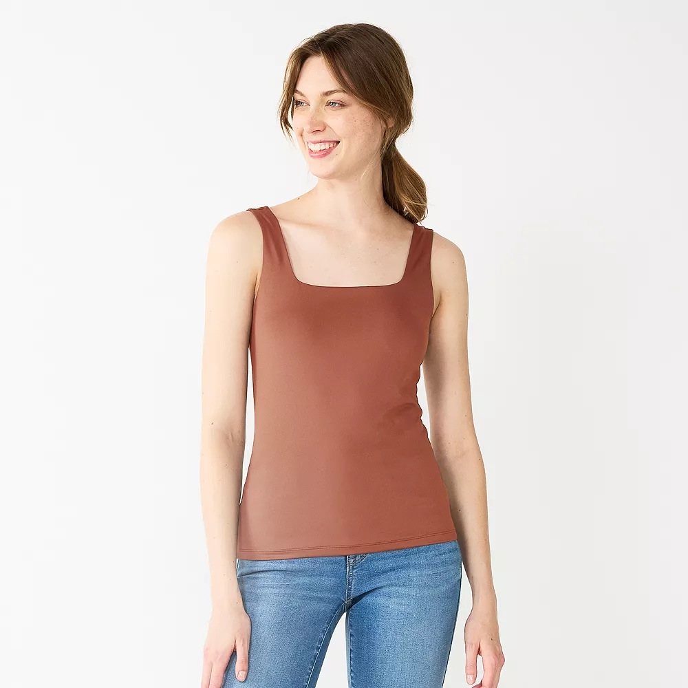 Women's Nine West Sculpt Squareneck Tank 13 Women's Nine West Sculpt Squareneck Tank - Image 11