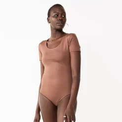 Women's Nine West Sculpt Short Sleeve Scoopneck Bodysuit 22 Women's Nine West Sculpt Short Sleeve Scoopneck Bodysuit -Nine West shop 5685482 ALT