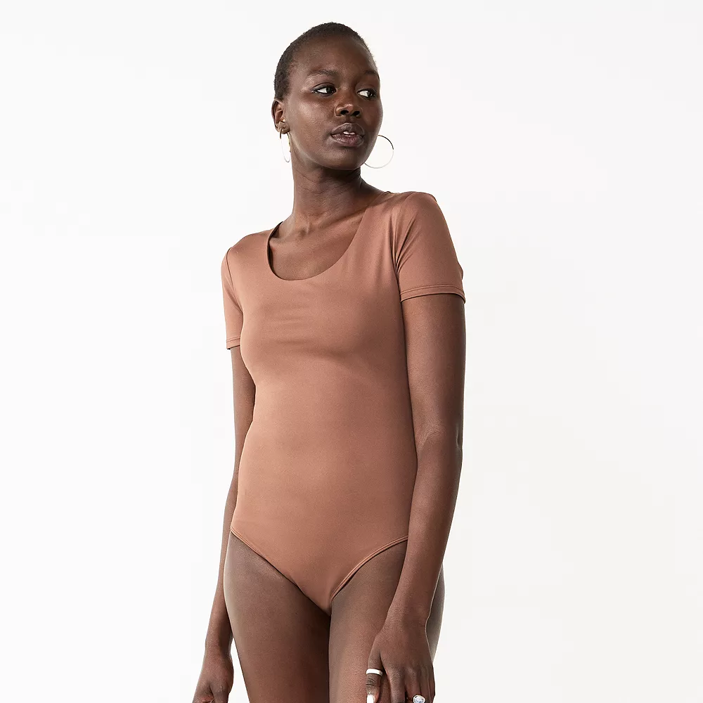 Women's Nine West Sculpt Short Sleeve Scoopneck Bodysuit 12 Women's Nine West Sculpt Short Sleeve Scoopneck Bodysuit - Image 10