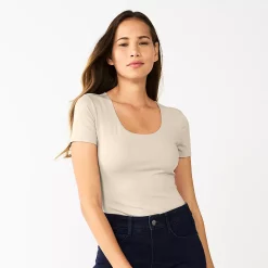 Women's Nine West Sculpt Short Sleeve Scoopneck Bodysuit 17 Women's Nine West Sculpt Short Sleeve Scoopneck Bodysuit -Nine West shop 5685482 Daisy Dew