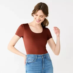 Women's Nine West Sculpt Short Sleeve Scoopneck Bodysuit 15 Women's Nine West Sculpt Short Sleeve Scoopneck Bodysuit -Nine West shop 5685482 Elite Wine