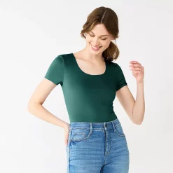 Women's Nine West Sculpt Short Sleeve Scoopneck Bodysuit 16 Women's Nine West Sculpt Short Sleeve Scoopneck Bodysuit -Nine West shop 5685482 Lavish Green