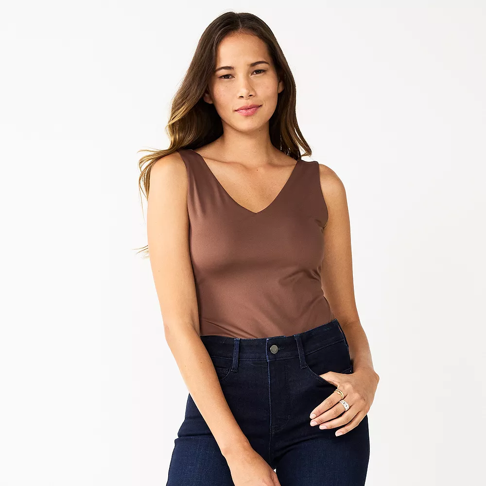 Women's Nine West Sculpt V-Neck Bodysuit 3 Women's Nine West Sculpt V-Neck Bodysuit