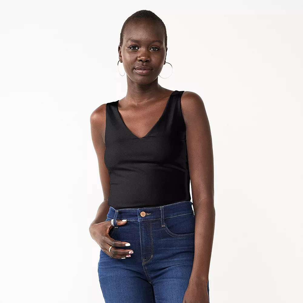 Women's Nine West Sculpt V-Neck Bodysuit 6 Women's Nine West Sculpt V-Neck Bodysuit - Image 4