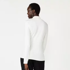 Women's Nine West Long Sleeve Fitted Turtleneck Top -Nine West shop 5691570 ALT3