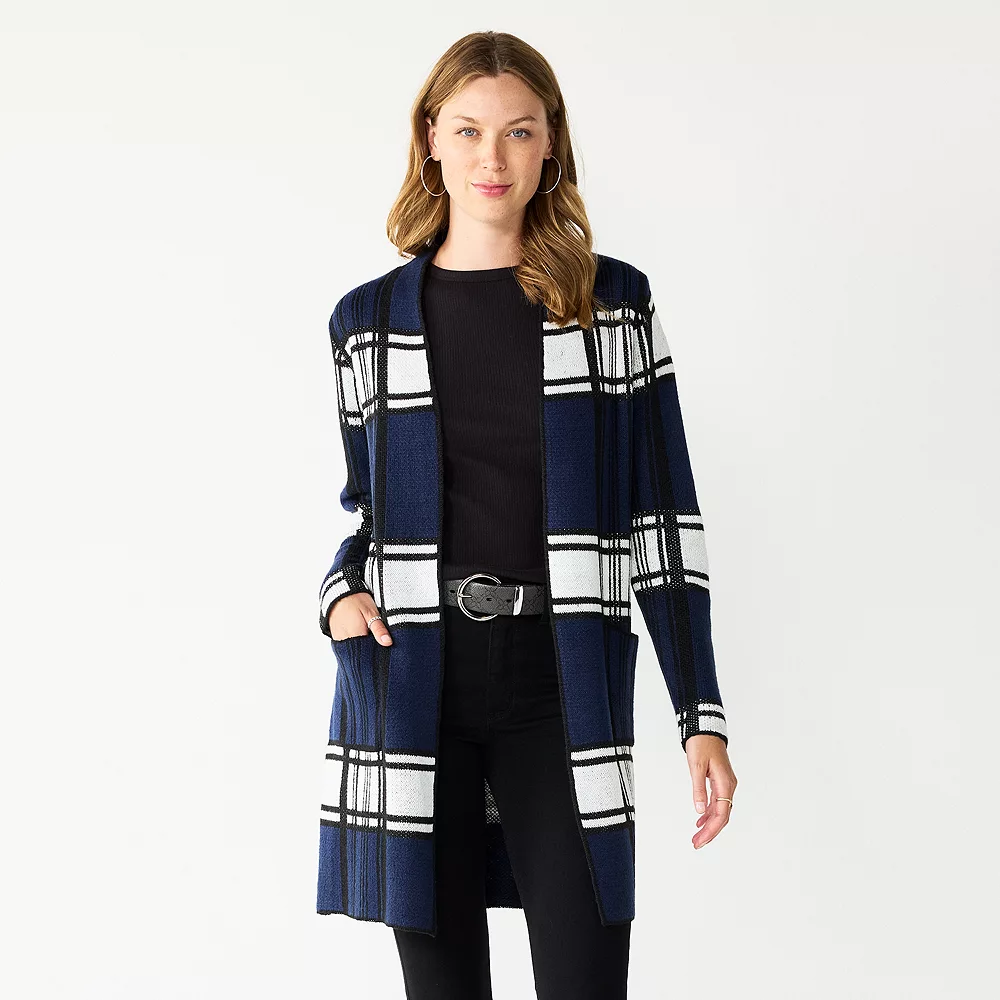 Women's Nine West Jacquard Long Cardigan 15 Women's Nine West Jacquard Long Cardigan - Image 13