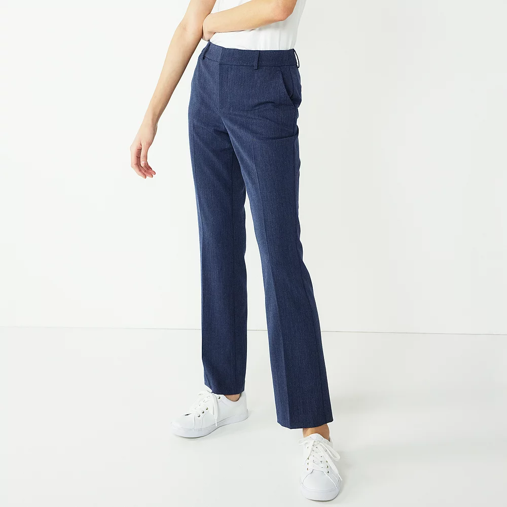 Petite Nine West Magic Waist Barely Bootcut Pants 4 Petite Nine West Magic Waist Barely Bootcut Pants - Image 2
