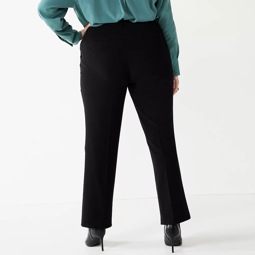 Plus Size Nine West Magic Waist Barely Bootcut Pants 6 Plus Size Nine West Magic Waist Barely Bootcut Pants - Image 4