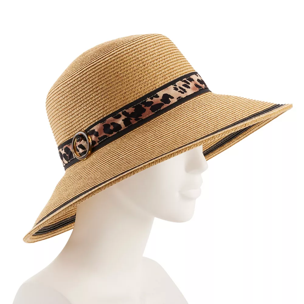 Women's Nine West Animal Band Floppy Hat 7 Women's Nine West Animal Band Floppy Hat - Image 5