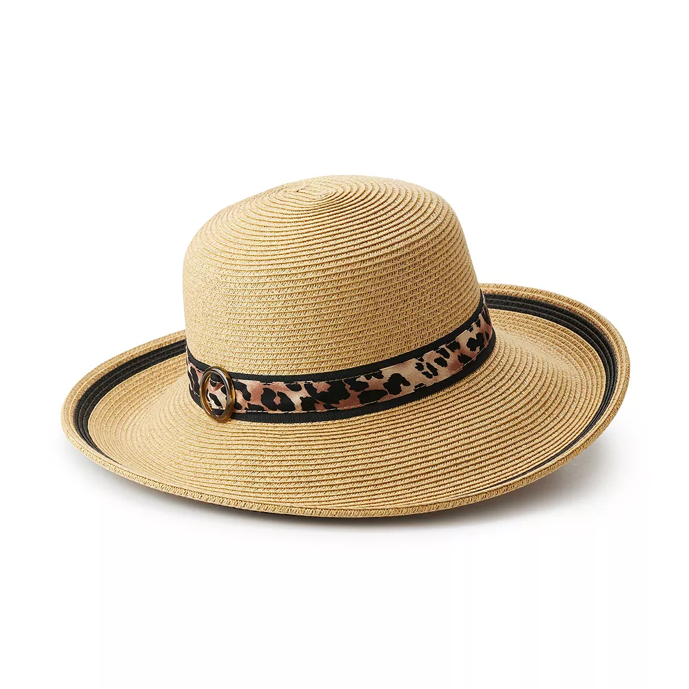 Women's Nine West Animal Band Floppy Hat 4 Women's Nine West Animal Band Floppy Hat - Image 2