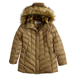 Women's Nine West Faux-Fur Hood Puffer Jacket 11 Women's Nine West Faux-Fur Hood Puffer Jacket -Nine West shop 5725591 ALT5
