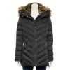 Women's Nine West Faux-Fur Hood Puffer Jacket 1 Women's Nine West Faux-Fur Hood Puffer Jacket -Nine West shop 5725591 Black