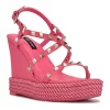 Nine West Harte Women's Wedge Sandals -Nine West shop 5726879 Pink