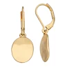 Nine West Gold Tone Wavy Drop Earrings -Nine West shop 5735942