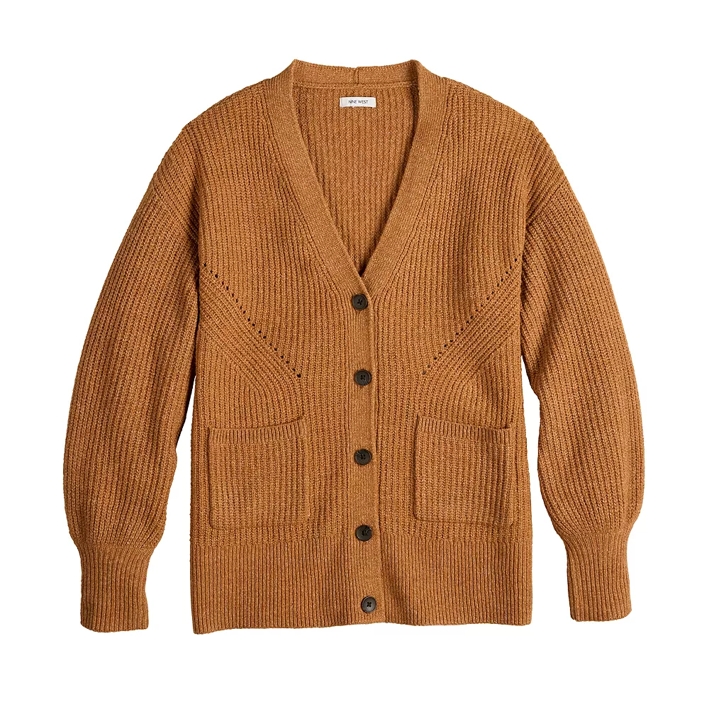 Women's Nine West Drop Shoulder Blouson Sleeve Cardigan 10 Women's Nine West Drop Shoulder Blouson Sleeve Cardigan - Image 8