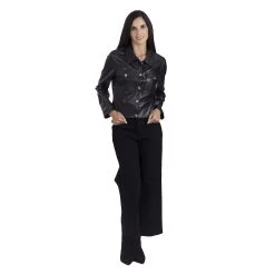 Women's Nine West Faux-Leather Trucker Shacket 9 Women's Nine West Faux-Leather Trucker Shacket -Nine West shop 5766204 ALT3