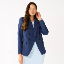 Women's Nine West Double Breasted Blazer -Nine West shop 5766225 Resolute Blue