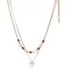 Nine West Multirow Necklace -Nine West shop 5769025
