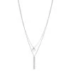 Nine West 2 Row Bar Pendant Necklace -Nine West shop 5769609
