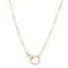 Nine West Interlocking Circle Necklace -Nine West shop 5769612