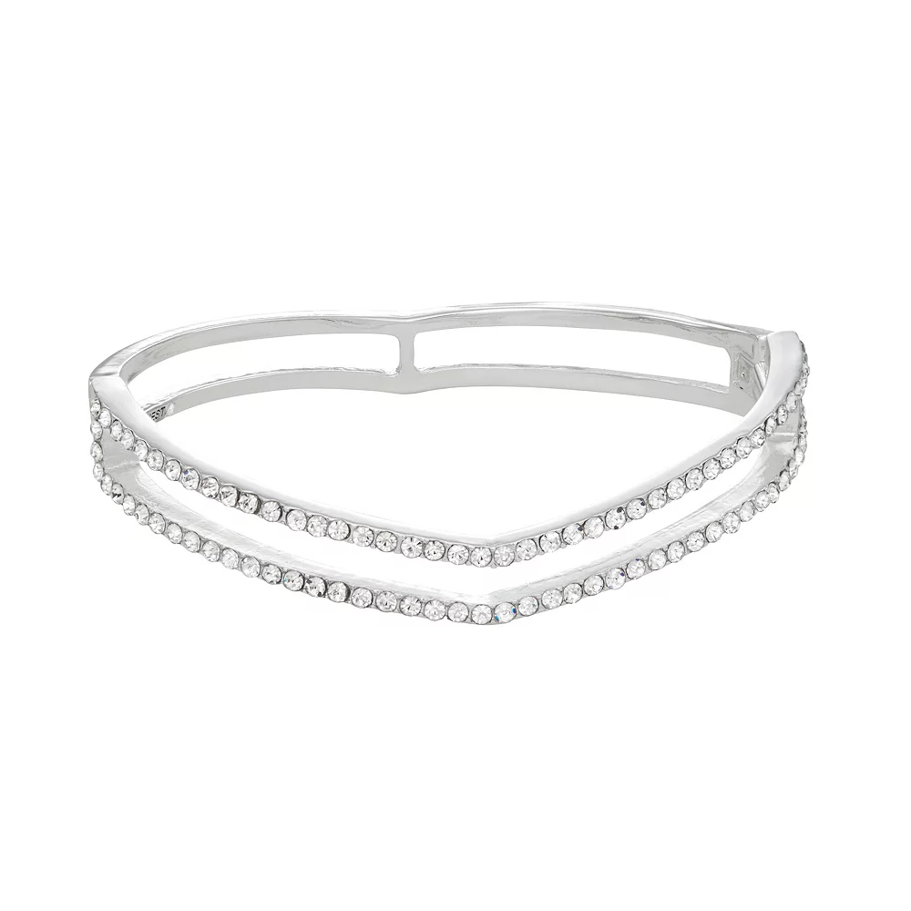 Nine West Pave Chevron Cuff Bracelet 3 Nine West Pave Chevron Cuff Bracelet